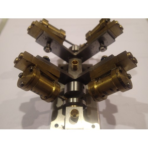 2324 - V4 oscillating steam engines, small vertical, steam engine and small selection of steam related part... 