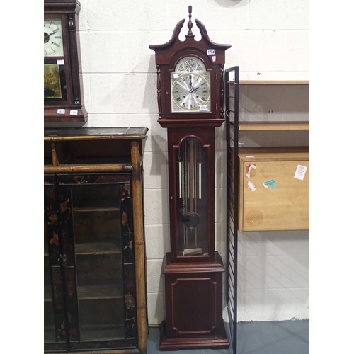 1767 - 31 day Tempus Fugit longcase clock. Not available for in-house P&P.