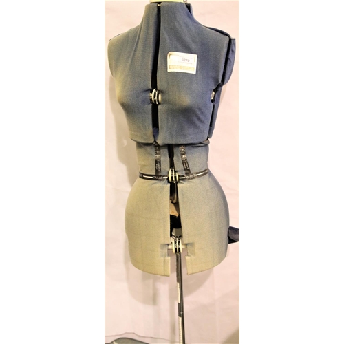 3270 - Easy-Fit Adjustoform tailors dummy on stand. Not available for in-house P&P