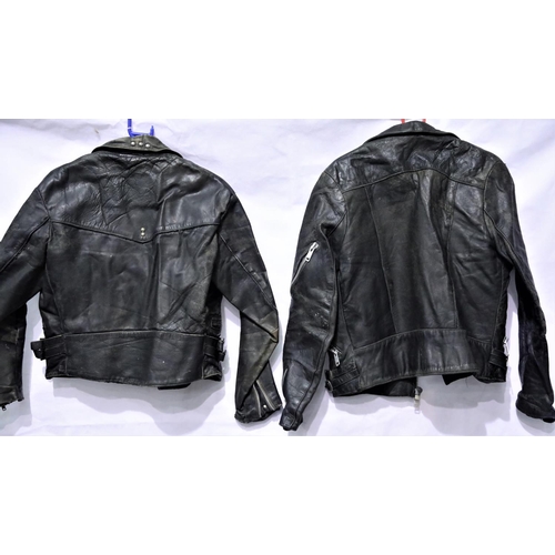 3197 - Two vintage short motorcycle jackets. P&P Group 3 (£25+VAT)