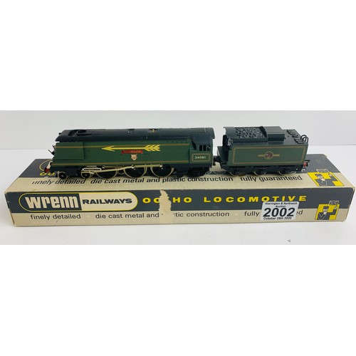 2002 - Wrenn 'Weymouth' BR Loco - Rename (Code 3) inc Flags - in W2236 Box. P&P Group 1 (£14+VAT for the fi... 