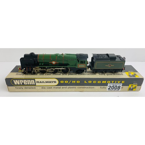 2008 - Wrenn Merchant Navy 'Nederland Line' - Rename (Code 3) in W2266/A Box. P&P Group 1 (£14+VAT for the ... 