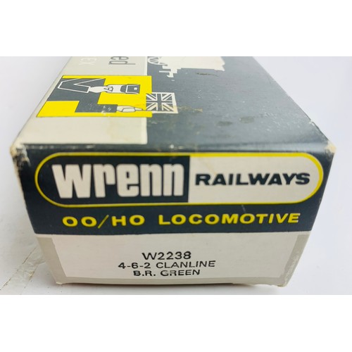 2012 - Wrenn W2238 'Clanline' 4-6-2 Boxed. P&P Group 1 (£14+VAT for the first lot and £1+VAT for subsequent... 