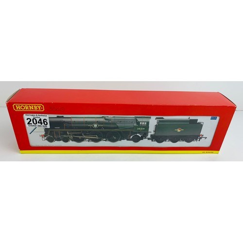 2046 - Hornby R2528 BR Merchant Navy 'French Line' - Boxed. P&P Group 1 (£14+VAT for the first lot and £1+V... 