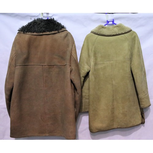 3190 - Antartex and Sheepskin Warehouse adult’s lambskin jackets, one size 12 one size 38R. P&P Group 3 (£2... 