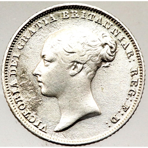 1139 - 1842 - Silver Sixpence of Queen Victoria. P&P Group 1 (£14+VAT for the first lot and £1+VAT for subs... 