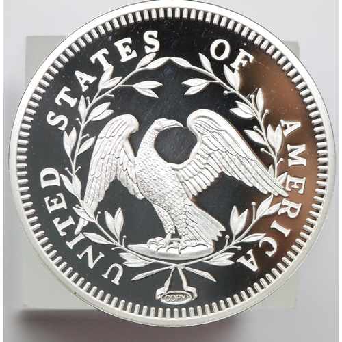 1171 - 1794 - Silver Plated restrike of Liberty Eagle. P&P Group 1 (£14+VAT for the first lot and £1+VAT fo... 