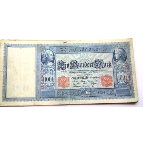 1086 - Fifteen 100 mark banknotes, 1910. P&P Group 1 (£14+VAT for the first lot and £1+VAT for subsequent l... 