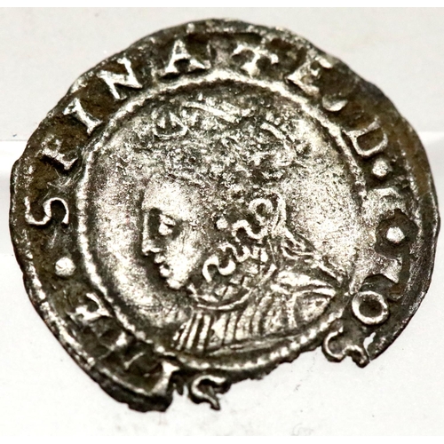 1127 - Queen Elizabeth Tudor - Silver Hammered Penny. P&P Group 1 (£14+VAT for the first lot and £1+VAT for... 