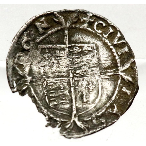 1127 - Queen Elizabeth Tudor - Silver Hammered Penny. P&P Group 1 (£14+VAT for the first lot and £1+VAT for... 