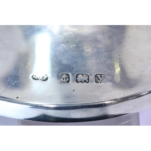 1247 - Hallmarked silver pedestal bowl, Birmingham assay 1923, 210g. P&P Group 1 (£14+VAT for the first lot... 