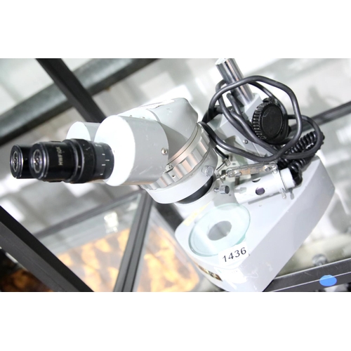 1436 - Binocular microscope, by Kyowa Optical, model SDZ-PL, with ultra-violet lamp. P&P Group 3 (£25+VAT f... 