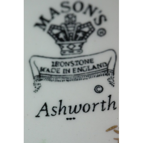 1350 - Mixed Mason's ceramics, including Ashworth and Chartreuse designs. Not available for in-house P&P