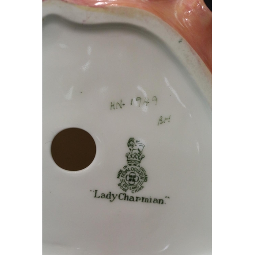 1352 - Royal Doulton figurine, Lady Charmian HN1949, H: 22 cm. P&P Group 2 (£18+VAT for the first lot and £... 