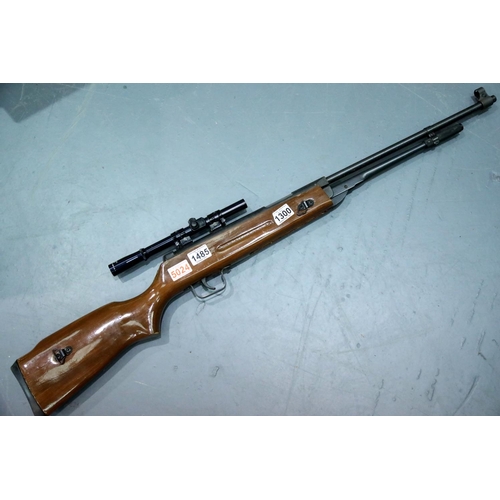 1485 - BAM 22 cal underlever air rifle (NVN). P&P Group 3 (£25+VAT for the first lot and £5+VAT for subsequ... 