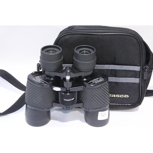 118 - Tasco Zip Focus 7-12x40 Zoom binoculars with soft carry case. P&P Group 1 (£14+VAT for the first lot... 