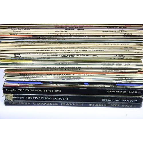 1473 - Shelf of classical records in good condition. P&P Group 3 (£25+VAT for the first lot and £5+VAT for ... 