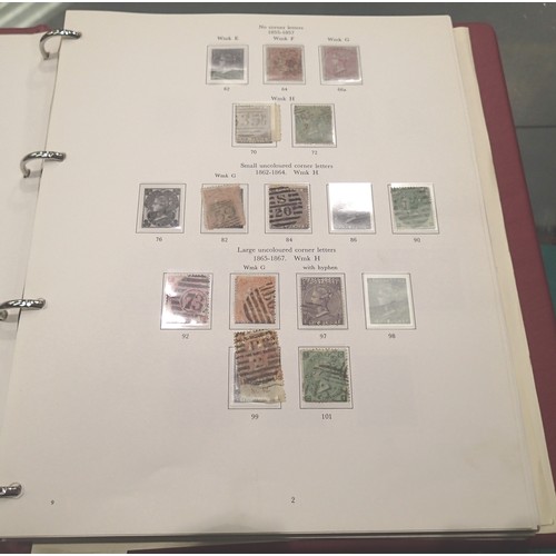 1325 - Album of UK stamps including Victorian, marked to front in pencil SG, catalogue value £22,000. P&P G... 