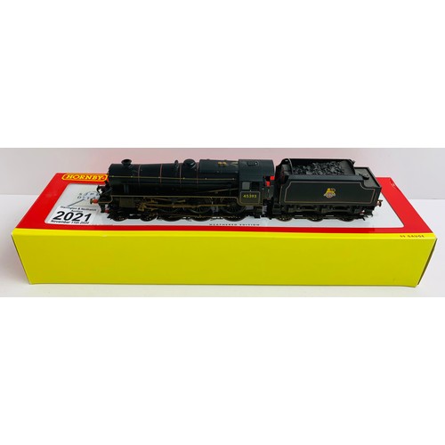 2021 - Hornby R2450 BR 4-6-0 Class 5MT Loco Weathered - Boxed. P&P Group 1 (£14+VAT for the first lot and £... 