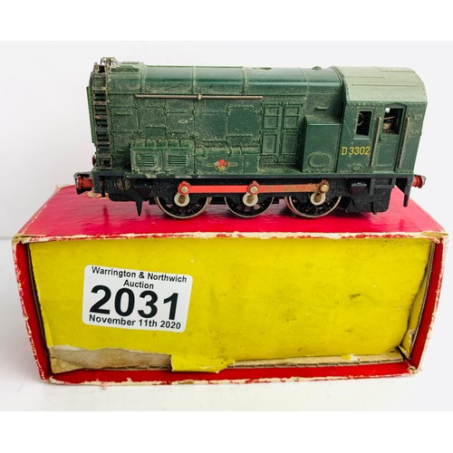 2031 - Hornby Dublo Class 08 - for repair. P&P Group 1 (£14+VAT for the first lot and £1+VAT for subsequent... 