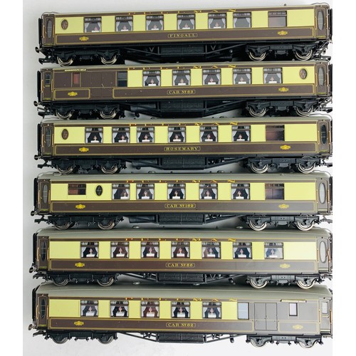 2087 - 6x Hornby OO Pullman Car Coaches WITH LIGHTS. P&P Group 2 (£18+VAT for the first lot and £3+VAT for ... 