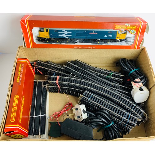 2093 - Hornby Treasure Chest - Containing 47 Loco & Track etc. P&P Group 3 (£25+VAT for the first lot and £... 