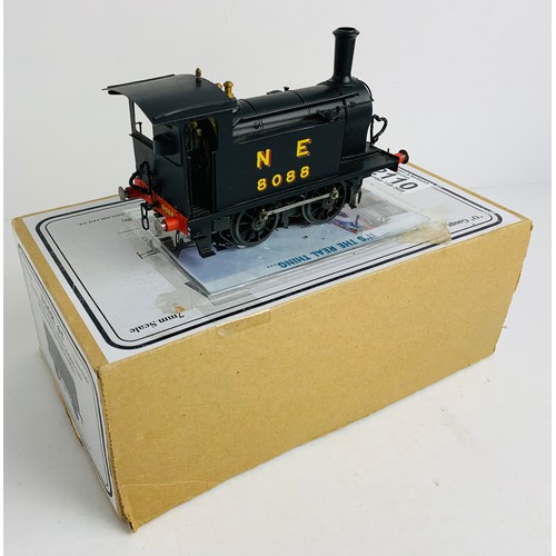 2110 - O Gauge Kit Built NE 8088 Y7 0-4-0T Loco. P&P Group 2 (£18+VAT for the first lot and £3+VAT for subs... 