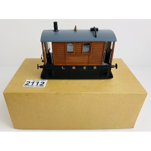 2112 - O Gauge Kit Built LNER Tram Loco. P&P Group 2 (£18+VAT for the first lot and £3+VAT for subsequent l... 