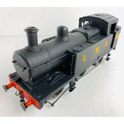 2125 - O Gauge LMS Black 7310 Loco. P&P Group 2 (£18+VAT for the first lot and £3+VAT for subsequent lots)
