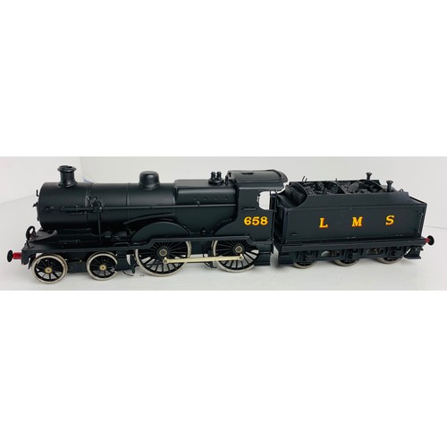 2126 - O Gauge Kit Built LMS 658 4-4-0 Loco. P&P Group 2 (£18+VAT for the first lot and £3+VAT for subseque... 