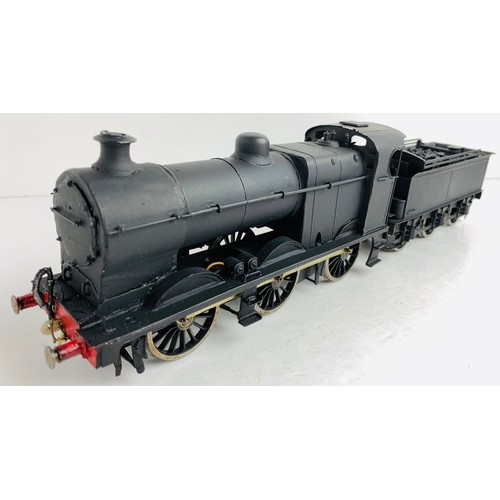2128 - O Gauge 0-6-0 Loco - Undecorated Plain Black. P&P Group 2 (£18+VAT for the first lot and £3+VAT for ... 