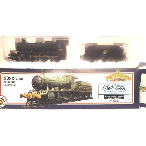 2240 - Bachmann 31-802 Class 93XX 9308 Black, Early Crest. P&P Group 1 (£14+VAT for the first lot and £1+VA... 