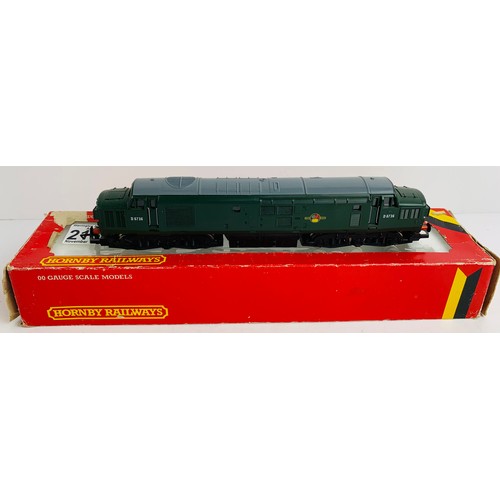 2160 - Hornby BR Green Class 37 D6736. P&P Group 1 (£14+VAT for the first lot and £1+VAT for subsequent lot... 