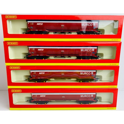 2168 - 4x Hornby R6543 Murco 100 Ton Tanker Wagons. P&P Group 2 (£18+VAT for the first lot and £3+VAT for s... 