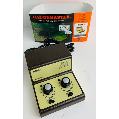 2170 - Gaugemaster Model D Twin Track Controller. P&P Group 2 (£18+VAT for the first lot and £3+VAT for sub... 