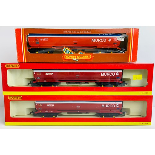 2173 - 3x Hornby 100 Ton Murco Tanker Wagons. P&P Group 1 (£14+VAT for the first lot and £1+VAT for subsequ... 