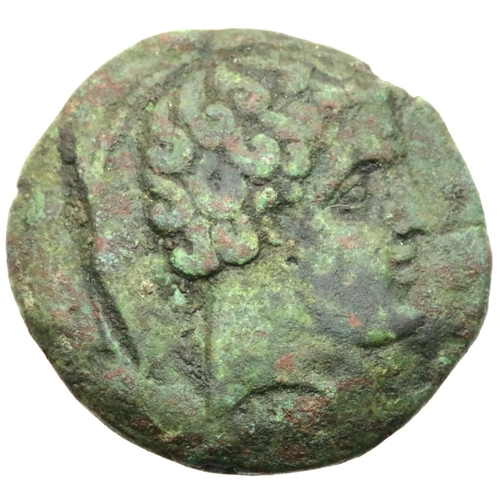 1147 - AE 27mm Philip of Macedon Ancient Greek Bronze - Olympic games. P&P Group 1 (£14+VAT for the first l... 
