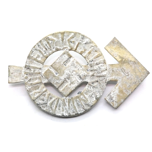 1236 - WWII Late War Hitler Youth Silver Proficiency Badge. P&P Group 1 (£14+VAT for the first lot and £1+V... 