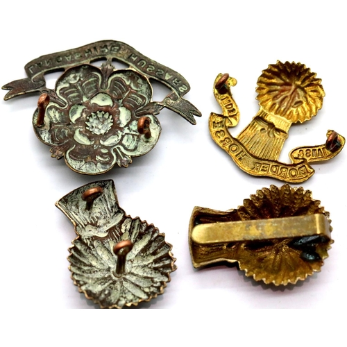 1233 - Five British Yeomanry Cap Badges. P&P Group 1 (£14+VAT for the first lot and £1+VAT for subsequent l... 