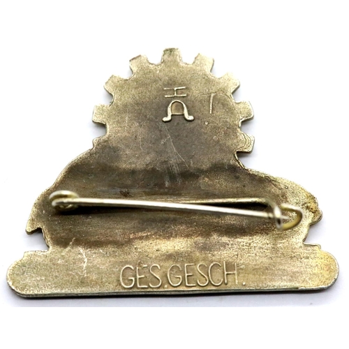 1237 - WWII German Volkswagen Fundraising Pin Made by Assman. P&P Group 1 (£14+VAT for the first lot and £1... 