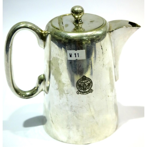 1264 - WWII N.A.A.F.I Canteen Coffee Pot. P&P Group 2 (£18+VAT for the first lot and £3+VAT for subsequent ... 