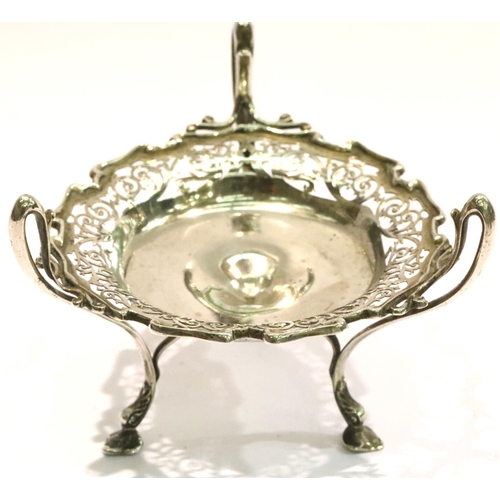 1328 - Edwardian Scottish silver bon bon dish, 118g, Glasgow 1905. P&P Group 1 (£14+VAT for the first lot a... 