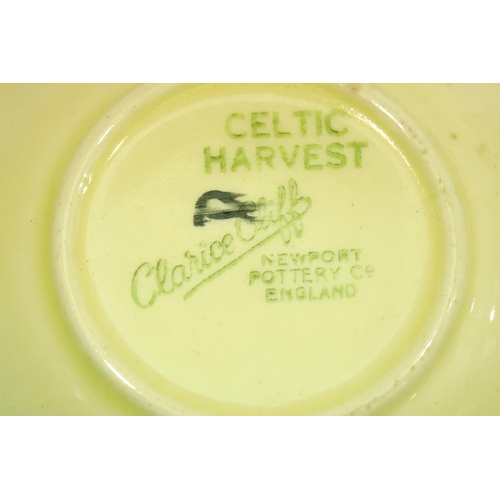 1359 - Clarice Cliff Celtic harvest decorative dish. P&P Group 1 (£14+VAT for the first lot and £1+VAT for ... 