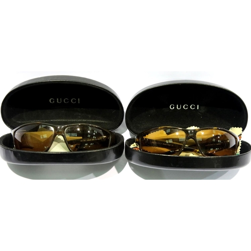 1297 - Two boxed pairs of ladies Gucci sunglasses. P&P Group 1 (£14+VAT for the first lot and £1+VAT for su... 