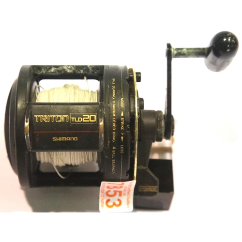 1520 - Shimano TLD 20 fishing reel. P&P Group 2 (£18+VAT for the first lot and £3+VAT for subsequent lots)