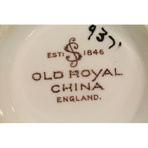 1447 - Old Royal China 26 piece tea set. Not available for in-house P&P