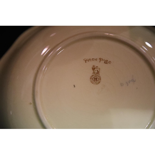 1477 - Royal Doulton Series Ware bowl by Anne Page, indistinctly signed to base, D: 24 cm. Not available fo... 