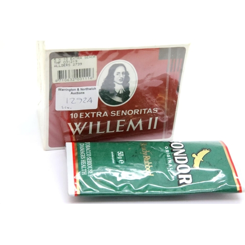 1292a - 50 Willem II Extra Senoritas Dutch cigars. P&P Group 1 (£14+VAT for the first lot and £1+VAT for sub... 