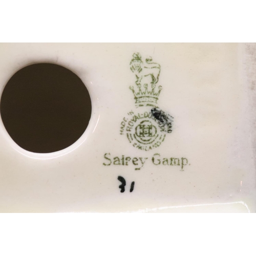 1350 - Royal Doulton Tony Weller Bust with incorrect Sairy Gamp backstamp, H: 5 cm. P&P Group 1 (£14+VAT fo... 