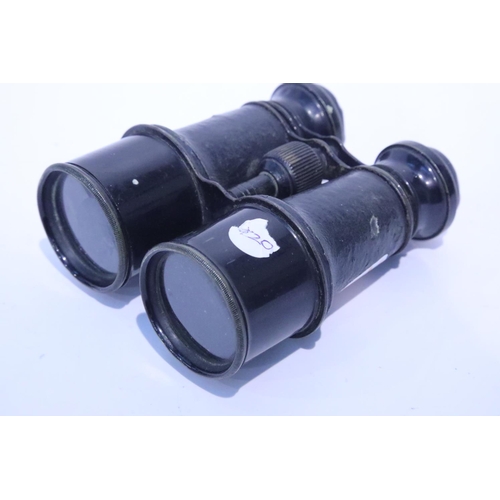 156 - Pair of vintage binoculars for restoration. P&P Group 1 (£14+VAT for the first lot and £1+VAT for su... 